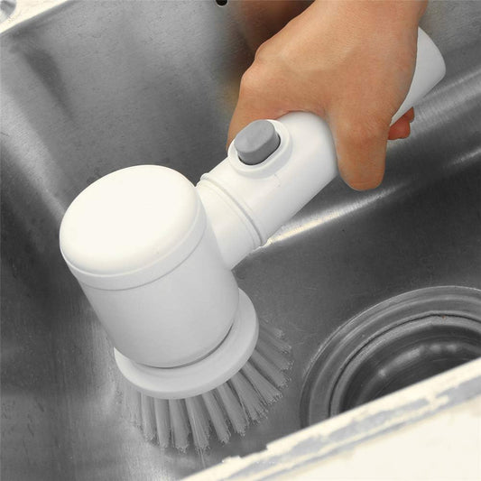 Cleaning Magic Electric Brush 5-in-1 | Multi-Functional Electric Scrubber for Kitchen & Bathroom