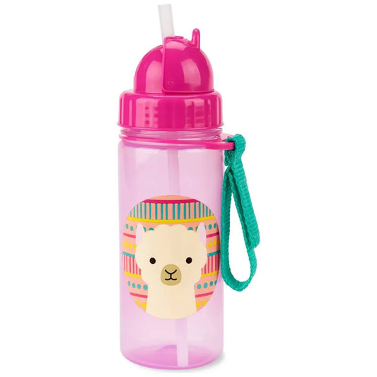 SkipHop - Zoo Straw Bottle - Llama - 350ml