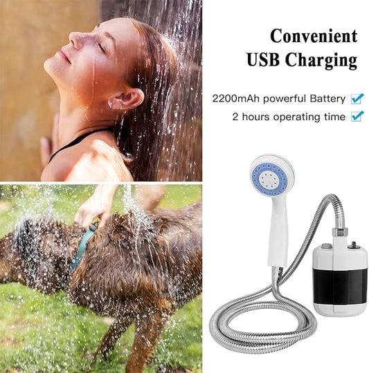 Compact Portable Outdoor Shower Kit UAE - Rechargeable Travel Shower Head