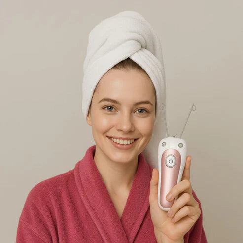 ⚡ Electric Facial Threading Hair Removal – Smooth Skin Anytime, Anywhere ✨