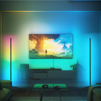 RGB Corner Floor Lamp, Support App, Music Sync