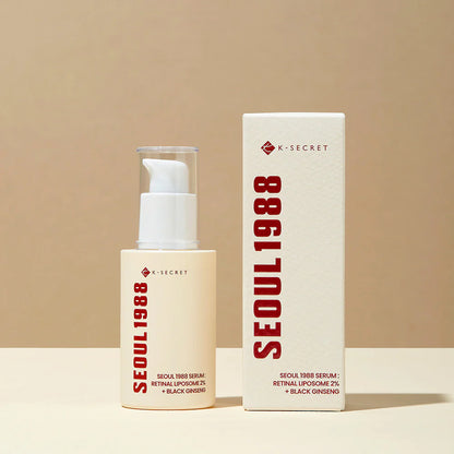 K‑SECRET - SEOUL 1988 Serum: Retinal Liposome 2% + Black Ginseng (Original)