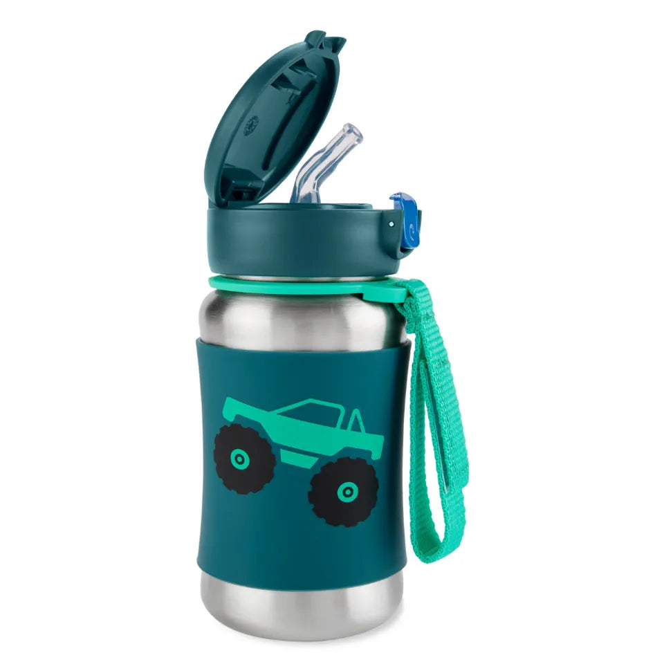 Skiphop - Spark Style Stainless Steel Straw Bottle - Truck - 350ml