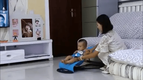 Baby Sitter Jumping – Foldable Soft Baby Bouncing Chair (1–10kg)