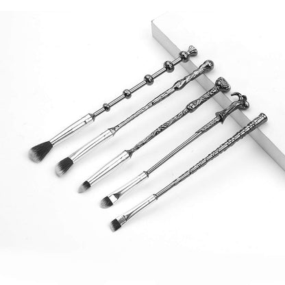 Gifts Wand Makeup Brushes 5 PCS Makeup Brush Set for Foundation Blending Blush Concealer Eyebrow Face Powder