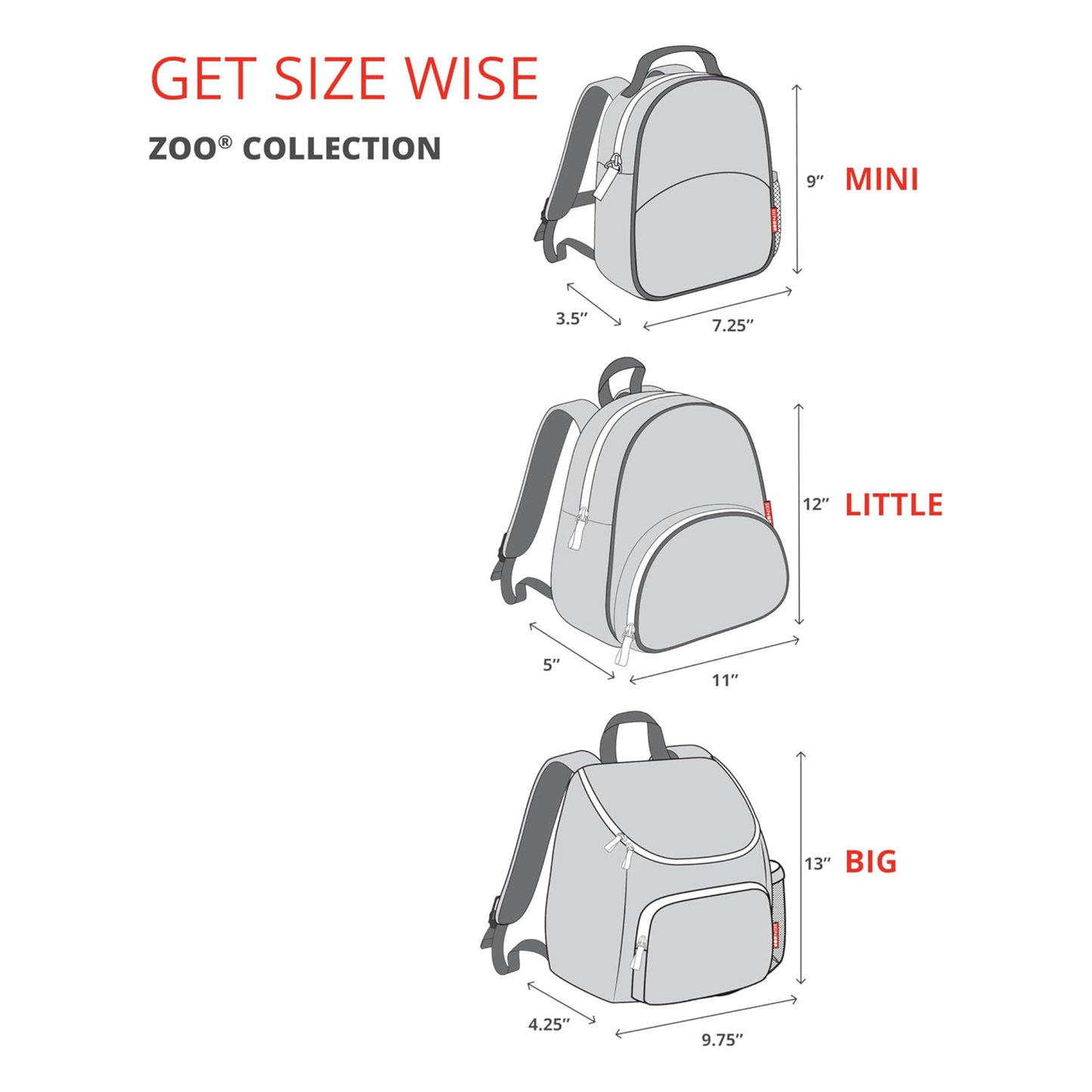 Skip Hop - Zoo - Narwhal - Skip Hop - Zoo Backpack - 12-Inch/30.5cm