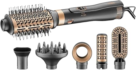 💇‍♀️ 6-in-1 Professional Hot Air Styler – Salon-Quality Hair at Home