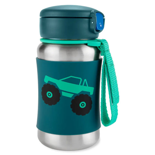 Skiphop - Spark Style Stainless Steel Straw Bottle - Truck - 350ml