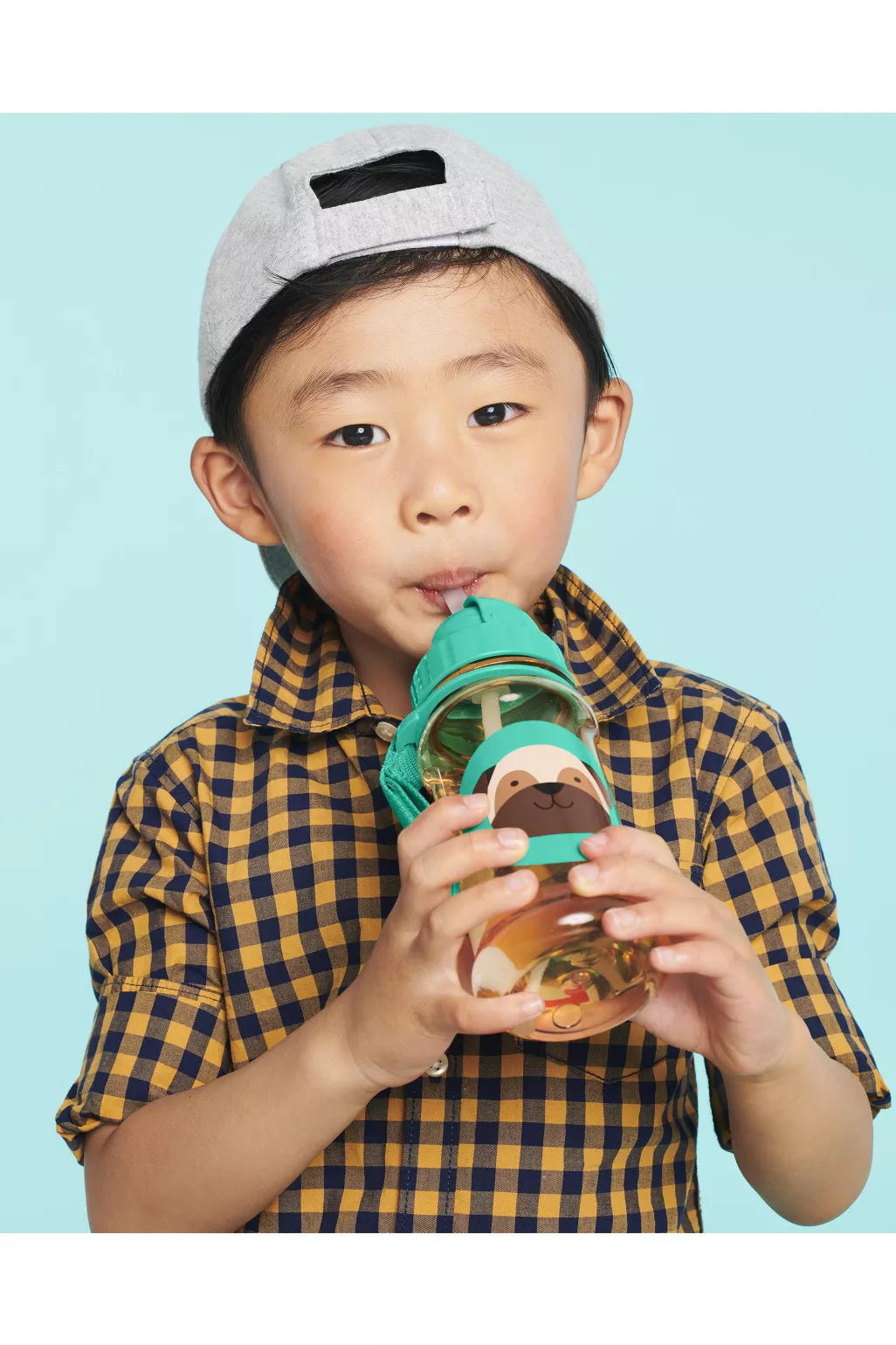 Skip Hop - Zoo - Pug - Straw Bottle - 384ml