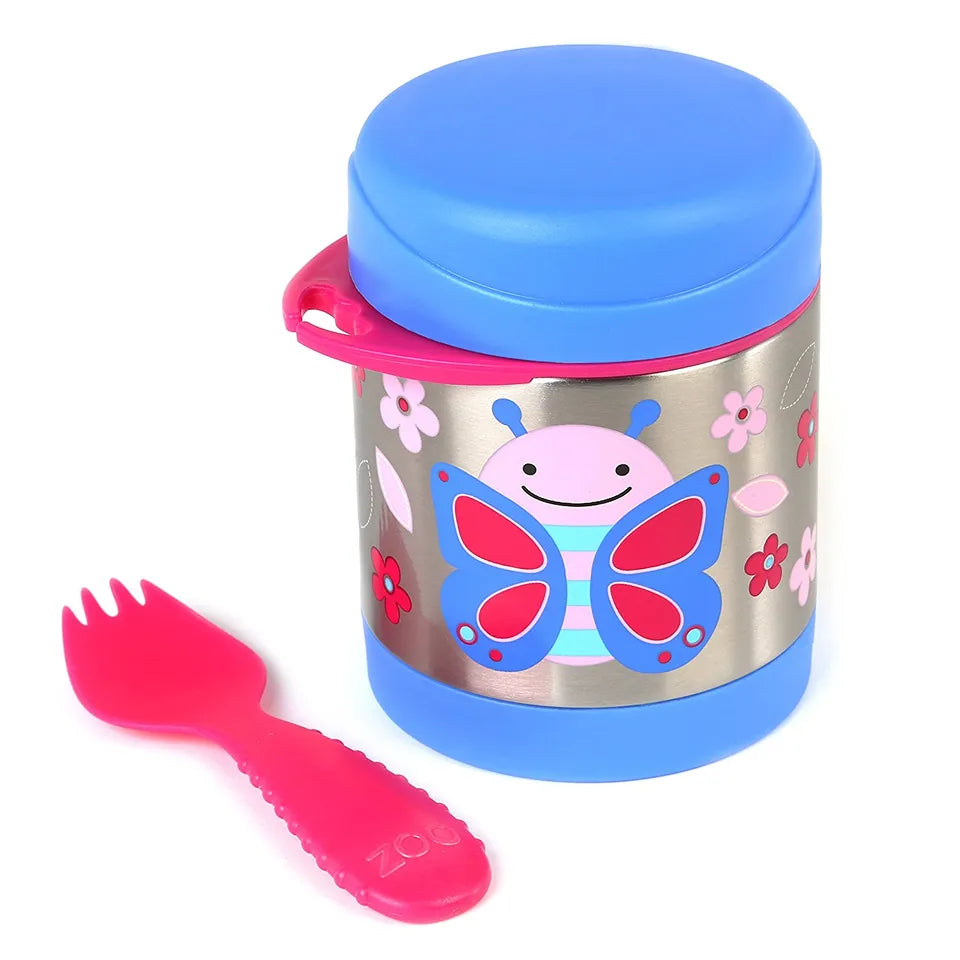 Skip Hop - Zoo - Butterfly - Food Jar (with Fork) - 325ml