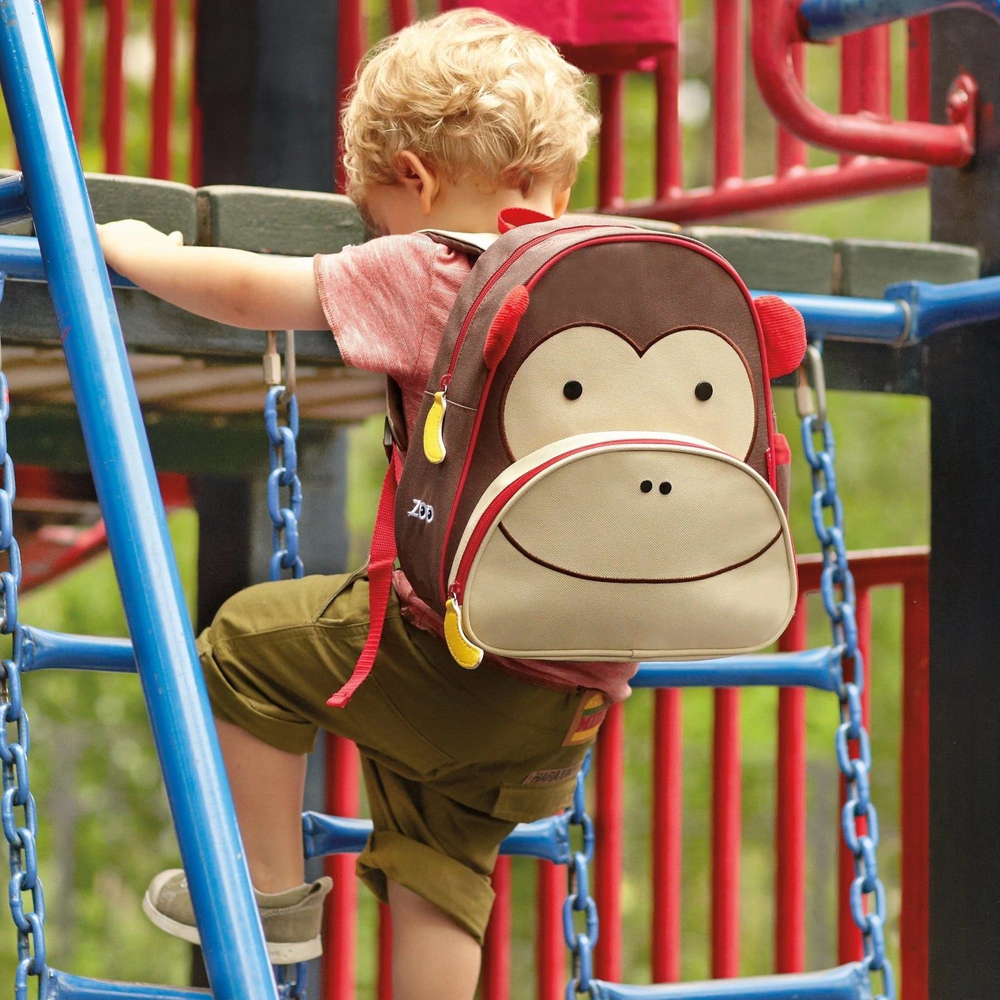 Skip Hop - Zoo - Monkey - Backpack - 12.5-Inch/32cm