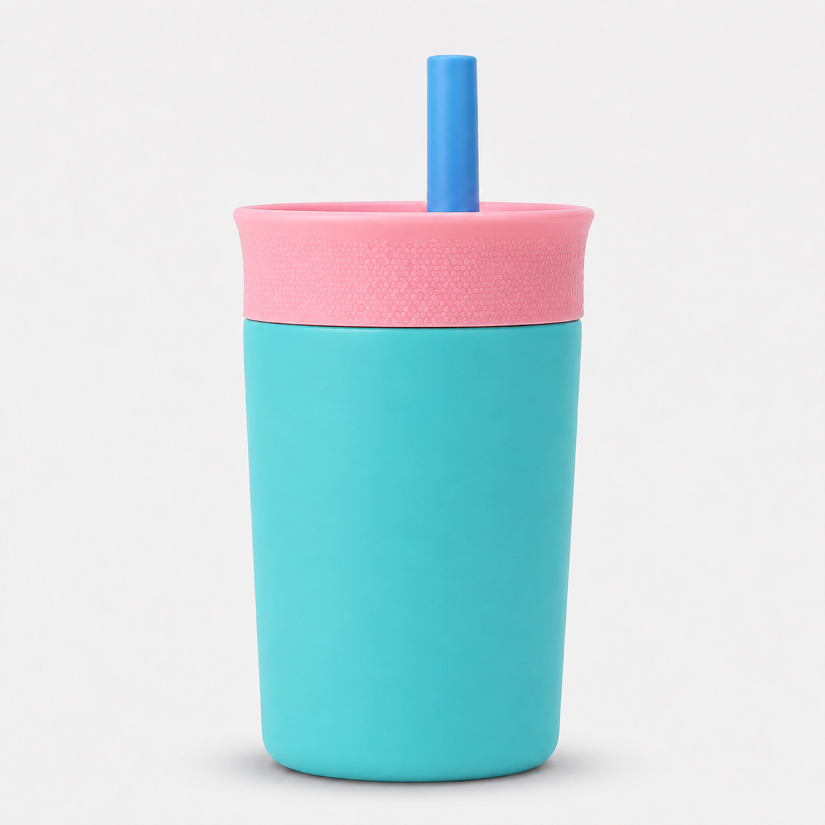 Cotton Candy - Pink - Kids Stainless Steel Straw Tumbler 12oz (360ml)