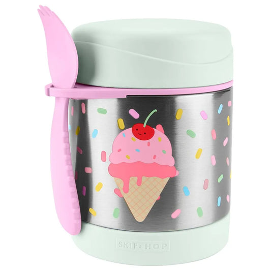 Skip Hop - Spark Style - Ice Cream - Food Jar (with Fork) - 325ml