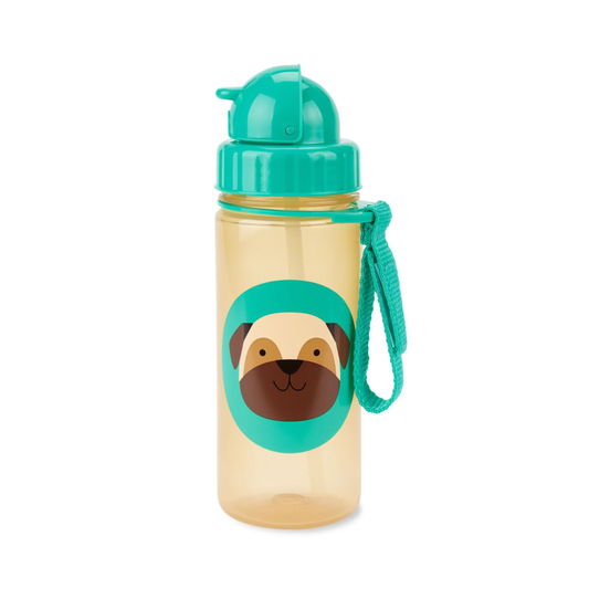 Skip Hop - Zoo - Pug - Straw Bottle - 384ml