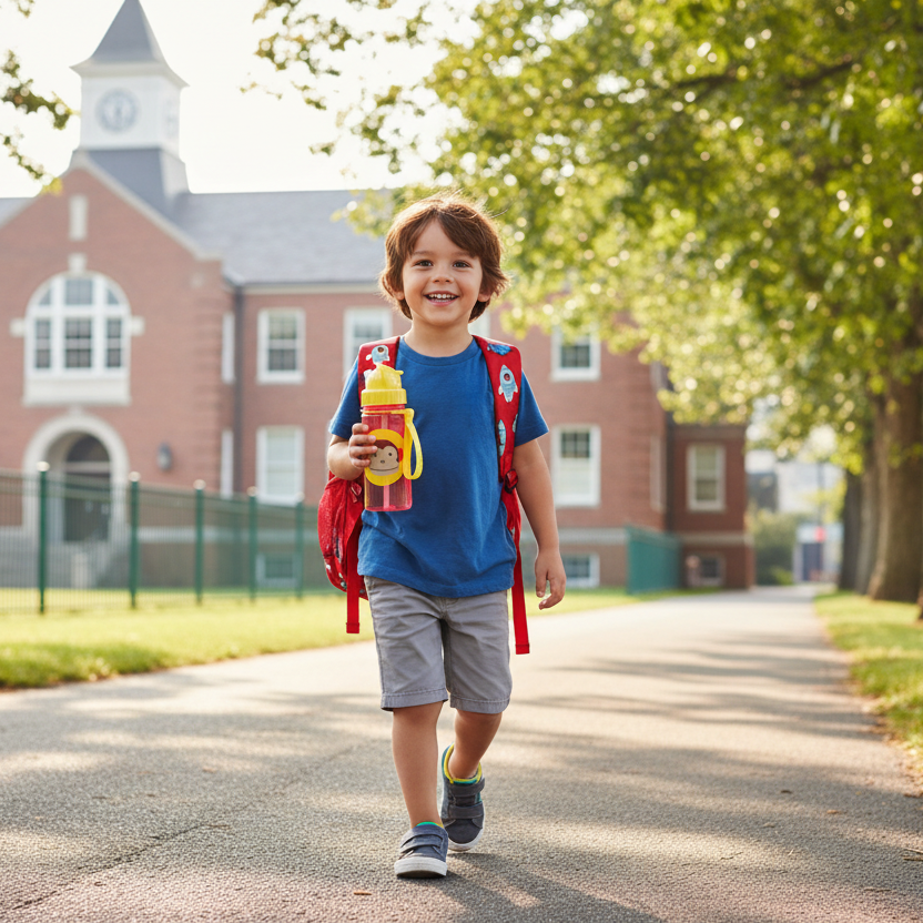 Skip Hop - Zoo - Monkey - Straw Bottle - 384ml