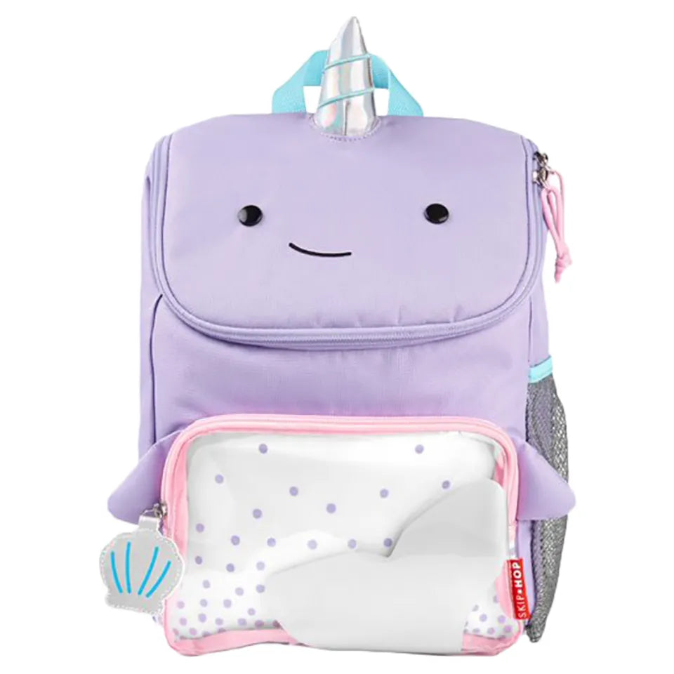Skip Hop - Zoo - Narwhal - Big Backpack - 13-Inch/33.5cm