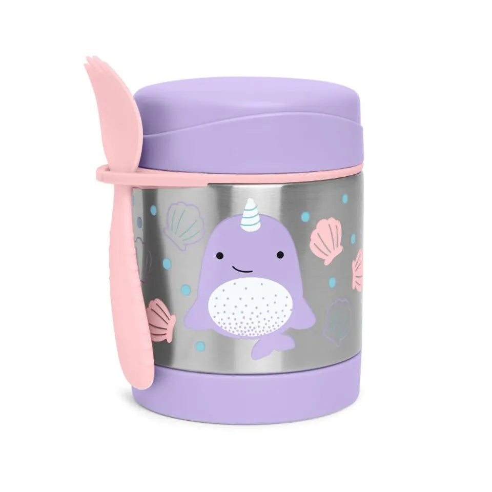 Skip Hop - Zoo - Narwhal - Food Jar (with Fork) - 325ml