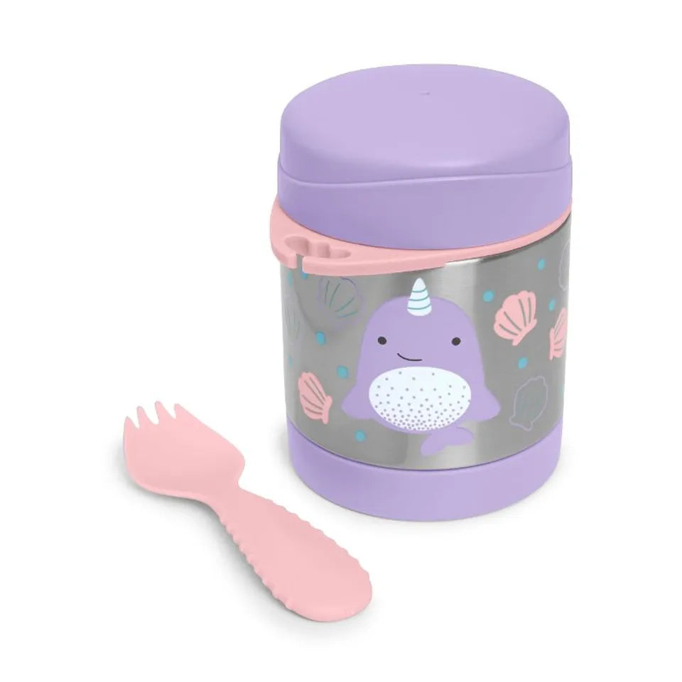 Skip Hop - Zoo - Narwhal - Food Jar (with Fork) - 325ml