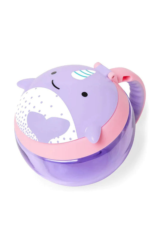 Skip Hop - Zoo - Narwhal - Snack Cup - Baby Snack Container