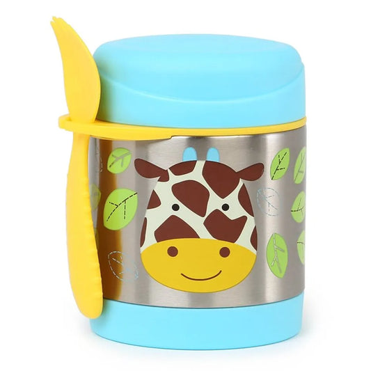 Skip Hop - Zoo  - Giraffe - Food Jar (with Fork) - 325ml