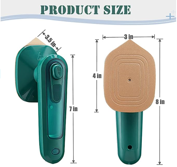 ⚡ Portable Mini Ironing Machine – 2-in-1 Quick Wrinkle Remover ✨