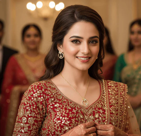 Butterfly Halo Crystal Jewelry Set