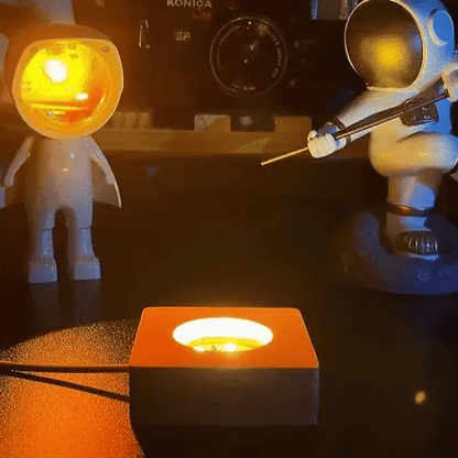 3D Solar System Nightlight, Crystal Glass Ball Light Holiday Gifts